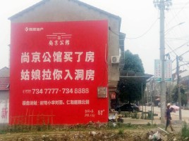 江城墙体广告在乡镇、农村市场的媒体优势