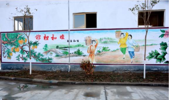 江城乡镇文化墙 乡风文明焕发新活力