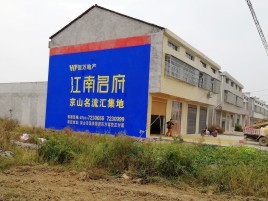 江城农村墙体广告在不同形式上面展现的不同特色